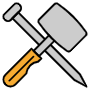 Chisel And Mallet icon