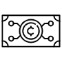 Cryptocurrency free icon for commercial use