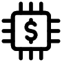 Cryptocurrency free icon for commercial use