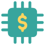 Cryptocurrency free icon for commercial use
