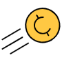 Cryptocurrency Coin free icon for commercial use