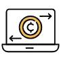 Cryptocurrency Exchange free icon for commercial use