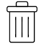 Delete free icon for commercial use