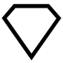 Diamond free icon for commercial use