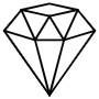 Diamond free icon for commercial use