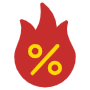 Discount free icon for commercial use