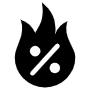 Discount free icon for commercial use