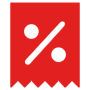 Discount free icon for commercial use