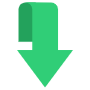 Down Curved Arrow free icon for commercial use