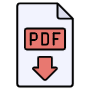 Download PDF free icon for commercial use