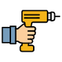 Drill And Hand icon