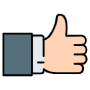 Finger Thumb Up free icon for commercial use