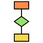 Flow Chart free icon for commercial use