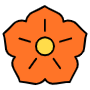 Flower free icon for commercial use
