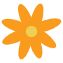 Flower Orange Blossom free icon for commercial use