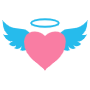 Flying Heart free icon for commercial use