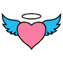 Flying Heart free icon for commercial use
