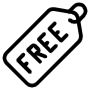 Free Label free icon for commercial use