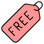 Free Label free icon for commercial use