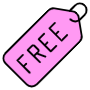Free Label free icon for commercial use