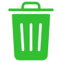 Garbage Bin free icon for commercial use