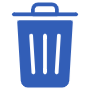 Garbage Bin free icon for commercial use