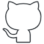 Github Logo Black Outline icon