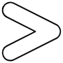 Greater Than Sign icon