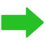 Green Arrow Right free icon for commercial use