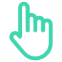 Green Finger Pointer free icon for commercial use