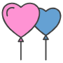 Heart Balloons icon