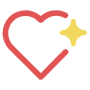 Heart Shine free icon for commercial use