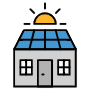 Home Solar Panel free icon for commercial use