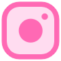 Instagram Logo Pink free icon for commercial use