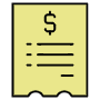 Invoice free icon for commercial use
