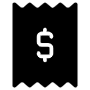 Invoice free icon for commercial use