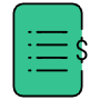 Invoice free icon for commercial use