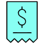 Invoice free icon for commercial use