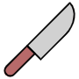 Knife free icon for commercial use