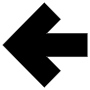 Left Arrow free icon for commercial use
