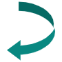 Left Curved Arrow free icon for commercial use