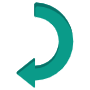 Left Curved Arrow free icon for commercial use