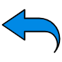 Left Curved Arrow free icon for commercial use