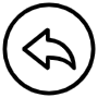 Left Curved Arrow free icon for commercial use