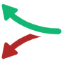 Left Curved Arrows free icon for commercial use