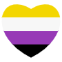 Non Binary Heart icon