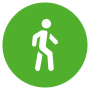 Pedestrian free icon for commercial use