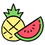 Pineapple And Watermelon icon