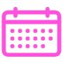Pink Calendar free icon for commercial use