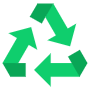 Recycle free icon for commercial use